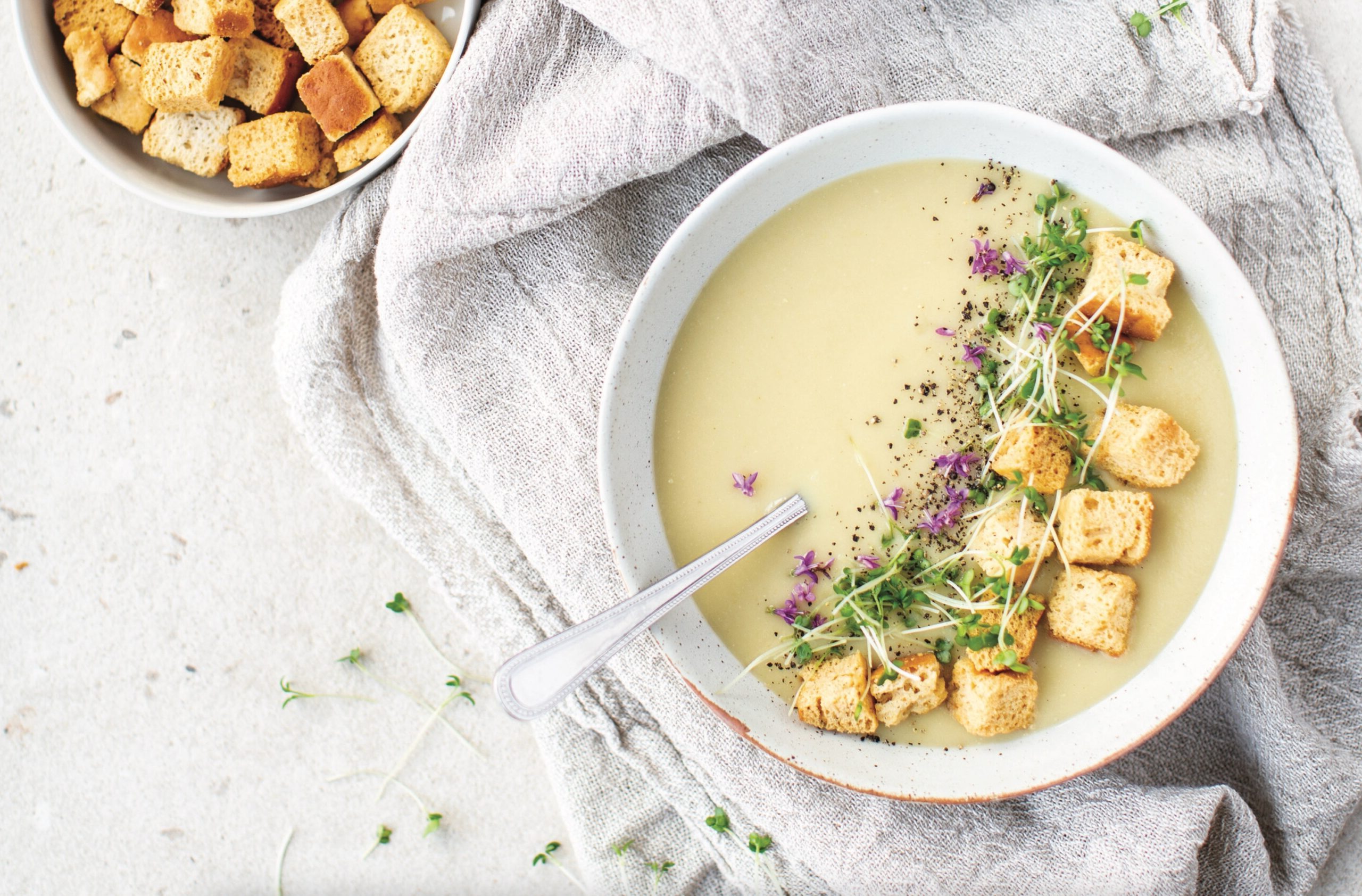 Tarragon Scented Parsnip Soup